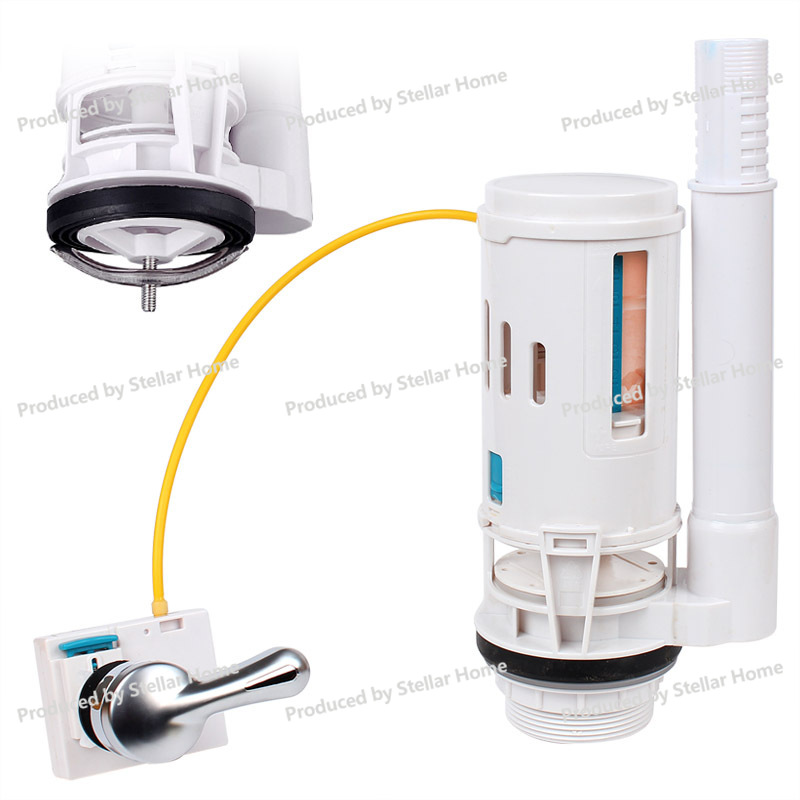 Toilet Flush Valve - フロントレンチ式ワイヤーコントロールサイドプレスシングルドレンバルブトイレタンクアクセサリーユニバーサル旧式フラッシュバルブトイレ