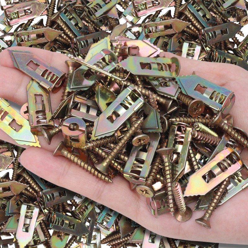 100個/10個セット セルフドリリングアンカー 金属アンカ - Drywall Anchor Screw のレビューと価格