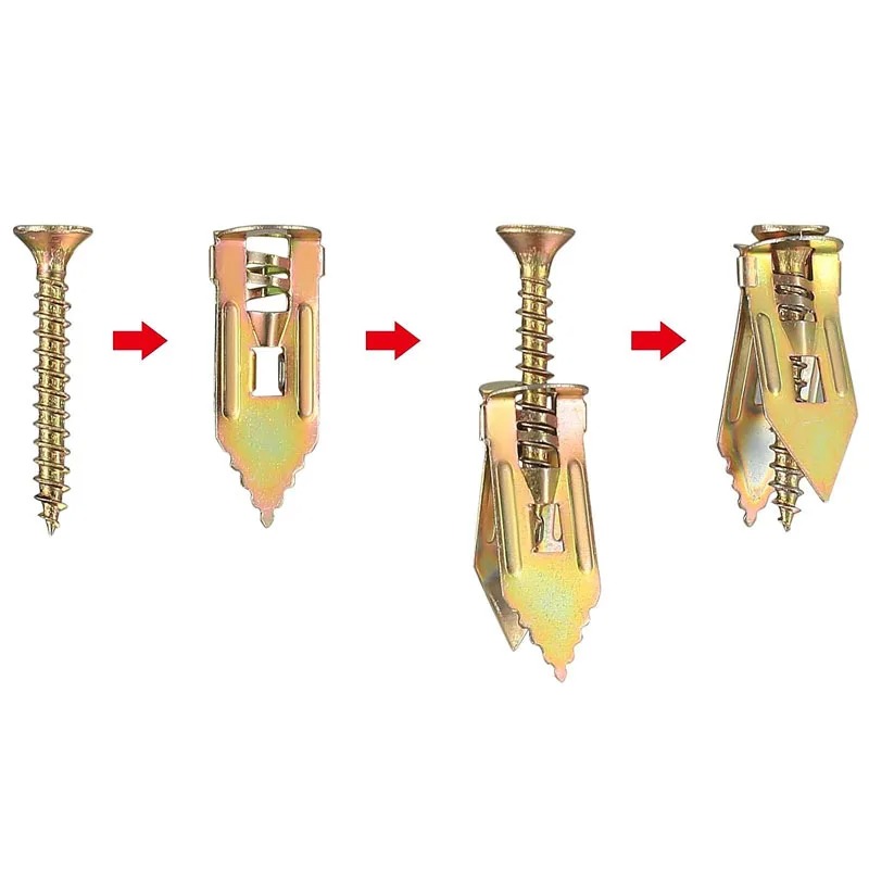 20/50/100個入り セルフドリリング乾式壁用アンカー  - Drywall Anchor Screw のレビューと価格