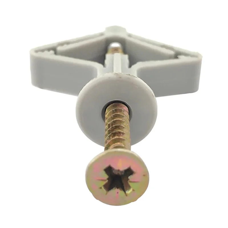 50 セットプラスチックナイロンプレーンタイプ拡張ボルト中空 - Drywall Anchor Screw のレビューと価格