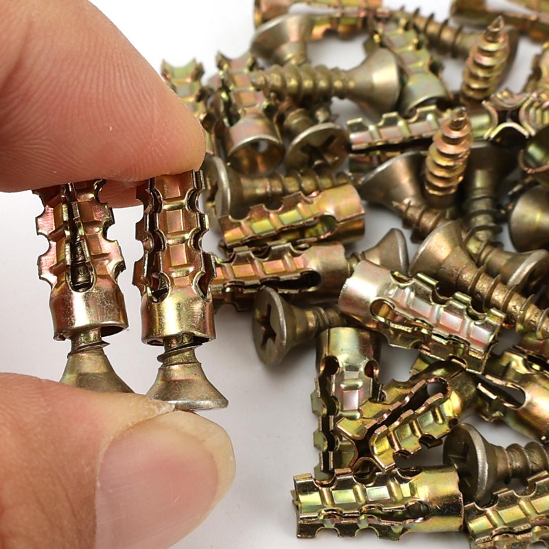 6x14mm ドアヒンジネジ補修用ネジ 短い拡張壁アンカー  - Drywall Anchor Screw のレビューと価格