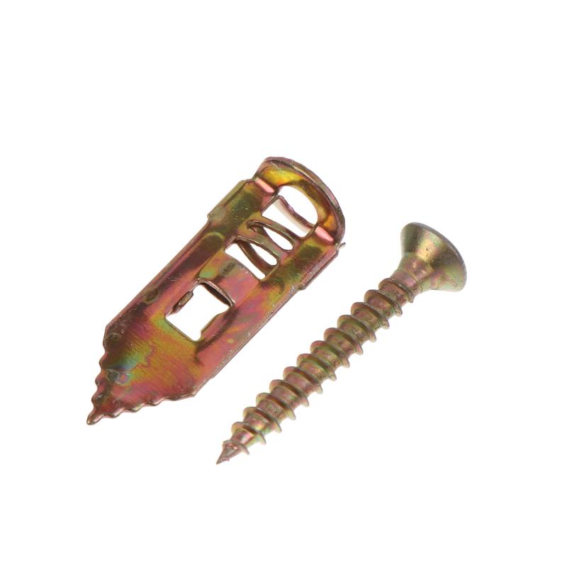 50個入りセルフタッピングドライウォールアンカーキット、中空 - Drywall Anchor Screw のレビューと価格