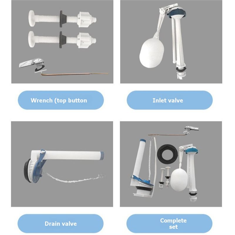 A25I-プッシュボタン式トイレタンク給水弁とフラッシュロッ - Toilet Flush Valve のレビューと価格