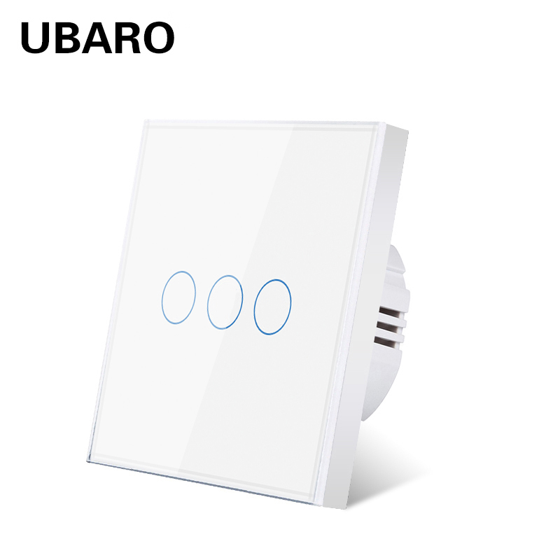 UBARO EU 標準 3 ギャング壁タッチスイッチ 220 - Home Improvement Years のレビューと価格