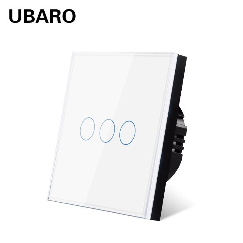UBARO EU 標準 3 ギャング壁タッチスイッチ 220 - Home Improvement Years のレビューと価格
