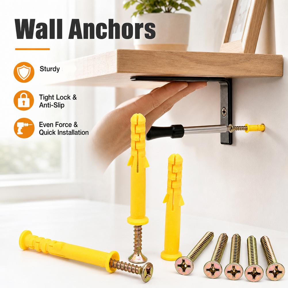 10/30 個 M6 M8 ヘビーデューティ乾式壁アンカーネ - Drywall Anchor Screw のレビューと価格