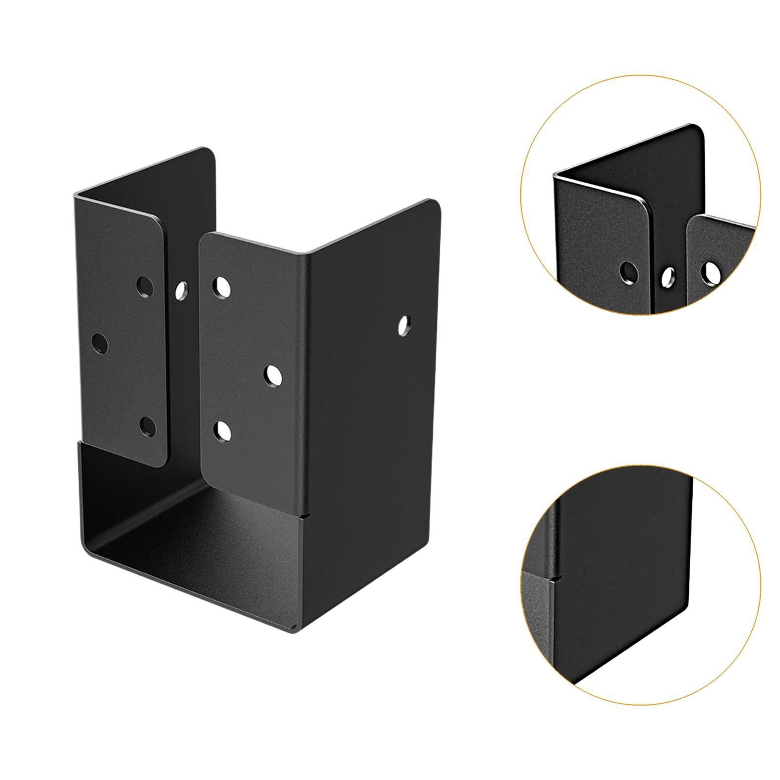 金属製隠し梁ハンガーブラケット、黒色フランジ付き、木製フェン - Home Improvement Fence のレビューと価格